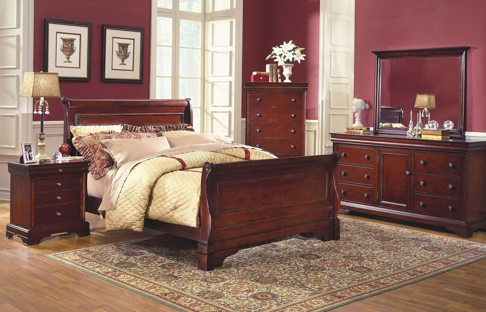 Versailles 6 Pc Cal King Bedroom Set California King Bedroom Set intended for sizing 1700 X 1093