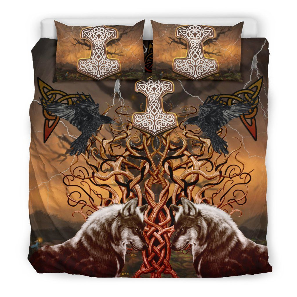 Viking Wolf Bedding Set K4 In 2019 Stuff I Want Bed Bedroom Bed inside dimensions 1024 X 1024