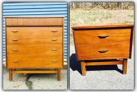 Vintage Bassett 2 Pc Bedroom Set Mid Century Tall Dresser in proportions 1500 X 1500