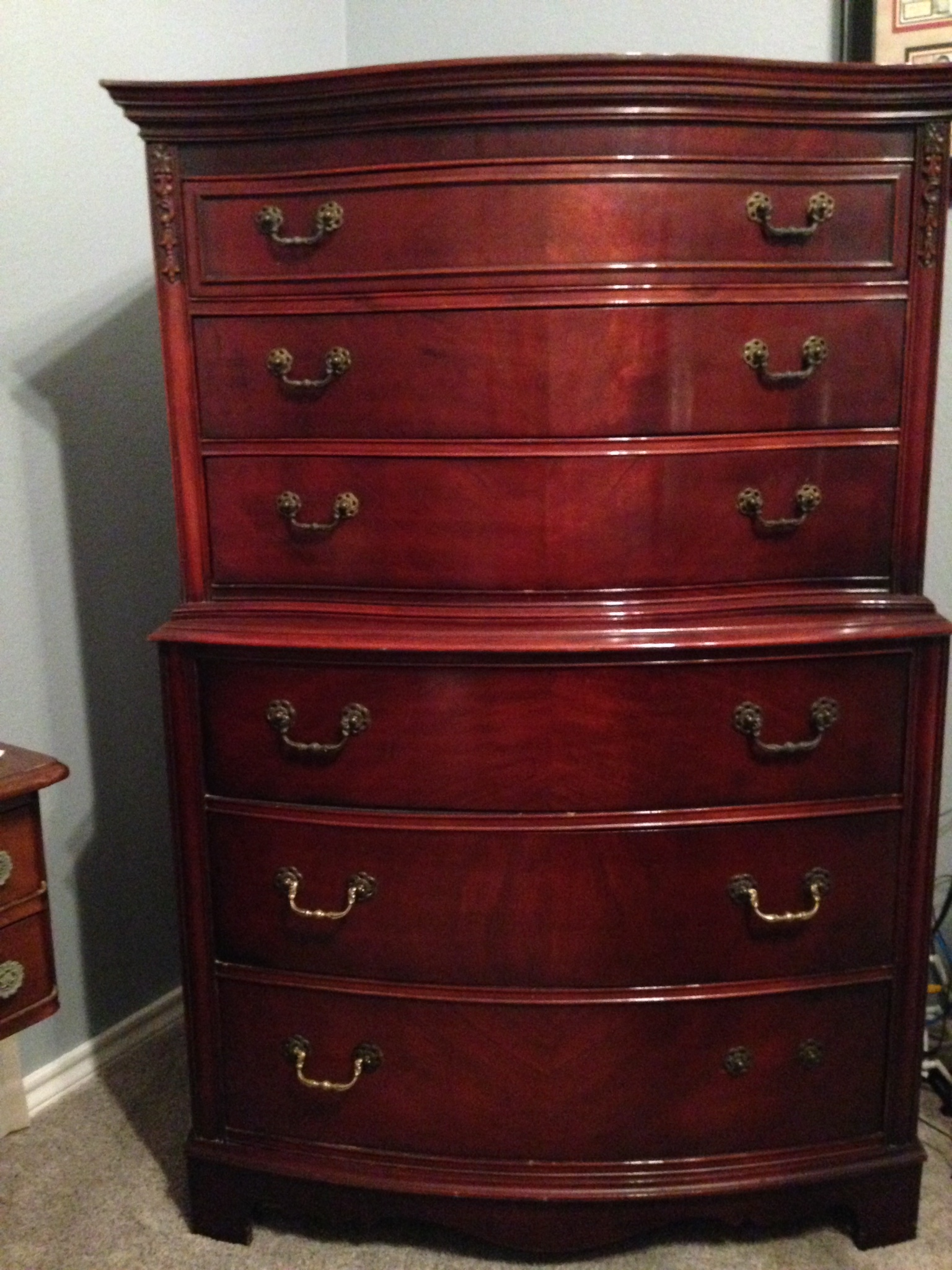 Vintage Mahogany Bedroom Set Antique Appraisal Instappraisal with sizing 1536 X 2048