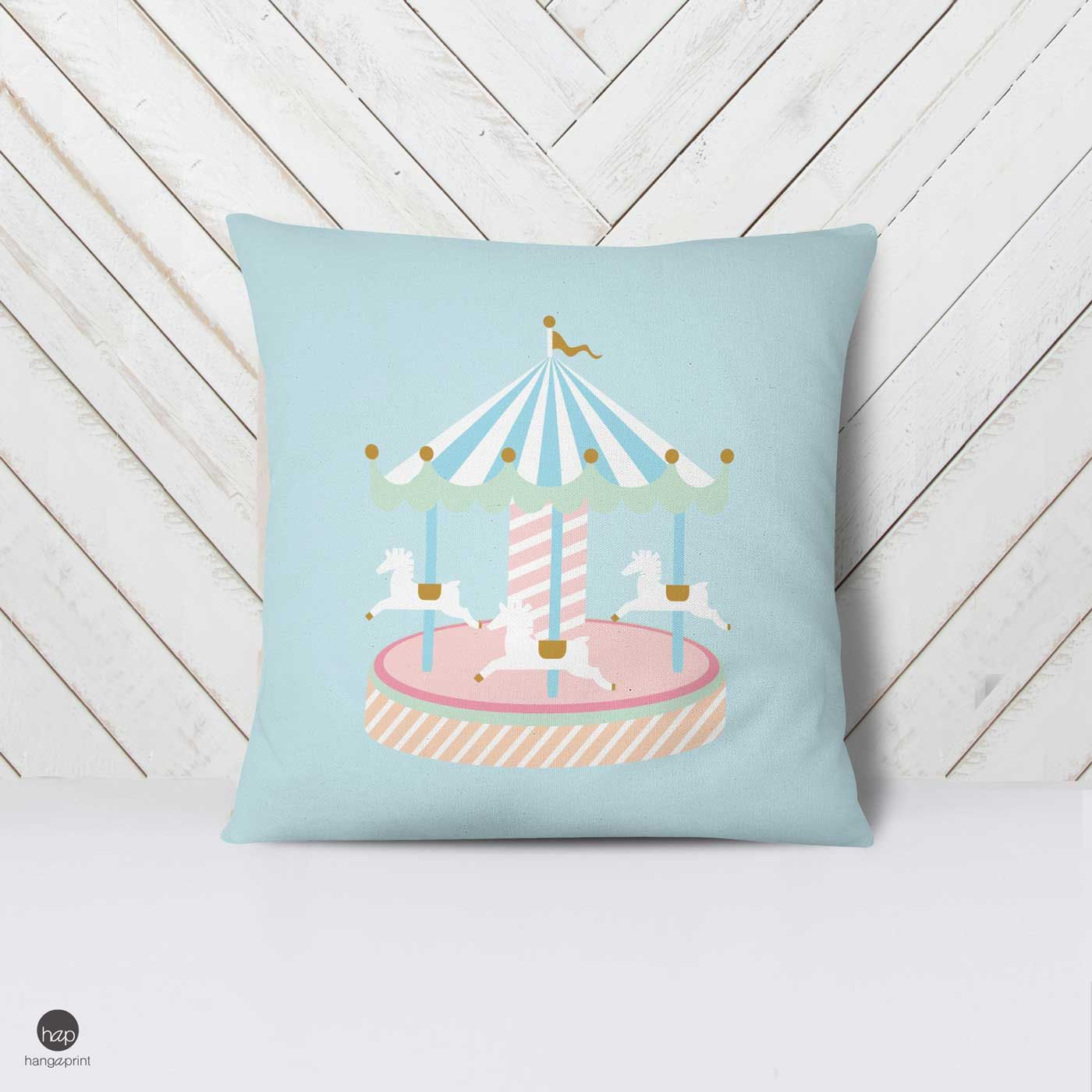 Vintage Style Carousel Merry Go Round Pillow Carousel Bed Set for size 1400 X 1400