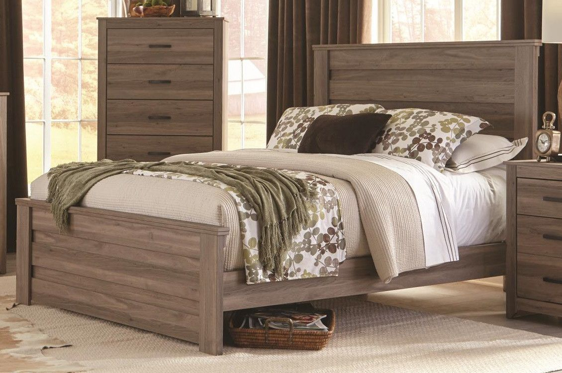 Weston Headboard Or Complete Bed Salt Oak Chad And Ellis with proportions 1130 X 751