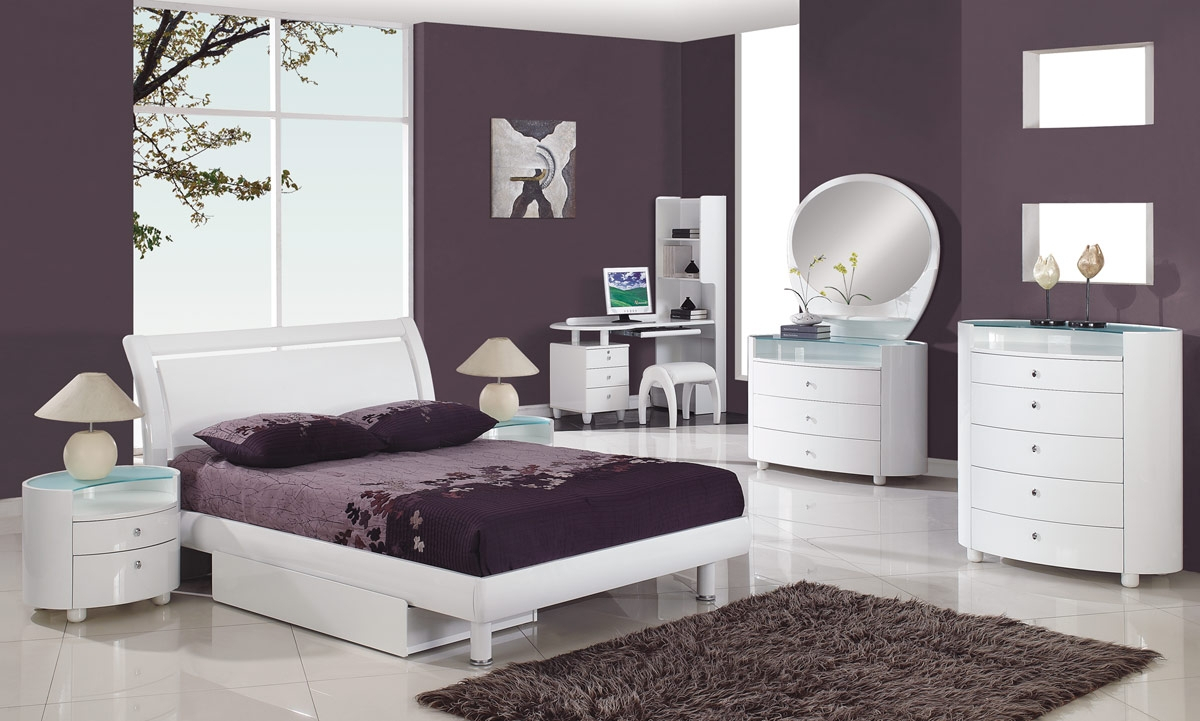 White And Purple Bedroom Furniture Eo Furniture for dimensions 1200 X 721