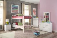 White Bedroom Set With Twin Over Twin Bunk Bed with regard to dimensions 2048 X 1477