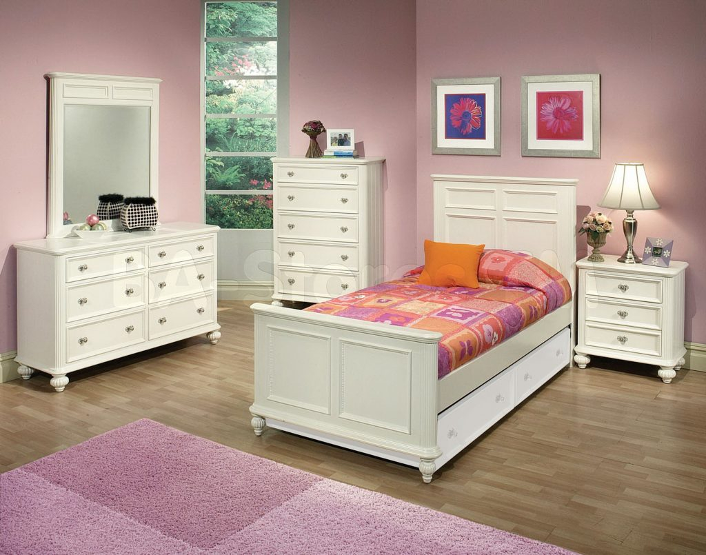 White Childrens Bedroom Furniture Kids Bedroom Sets For Kids regarding size 1024 X 805