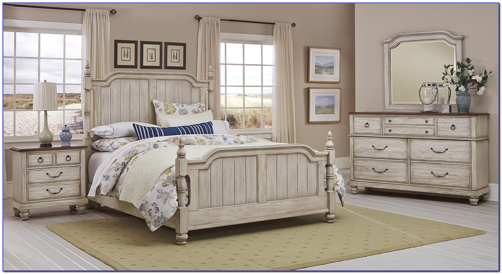 White Rustic Bedroom Sets Bedroom Home Design Ideas Dkyd96rkrq within sizing 1927 X 1051