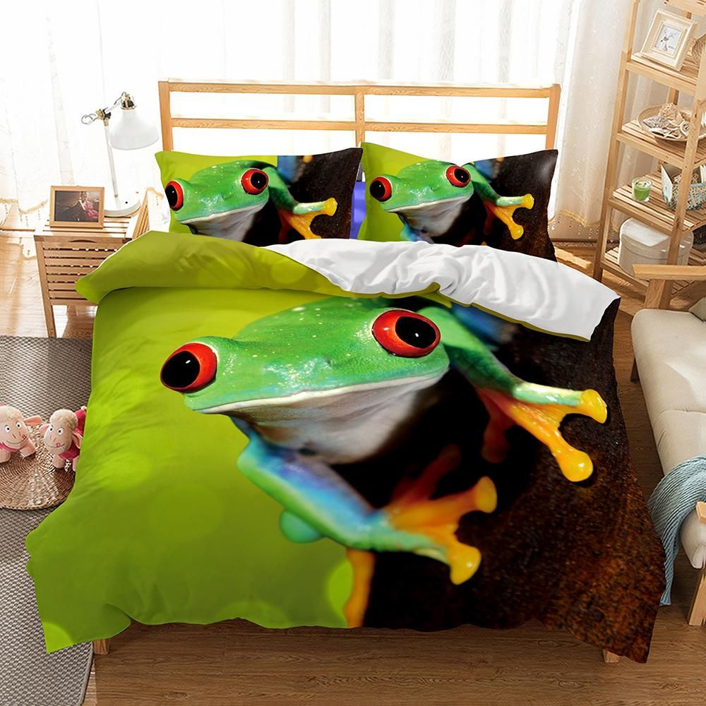 Wholesale Bedding 3d Animal Frog Printed Bedding Sets Duvet Cover inside size 1000 X 1000