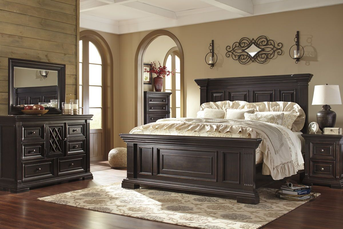Willenburg Casual Dark Brown Solid Wood Master Bedroom Set Brown for size 1200 X 800