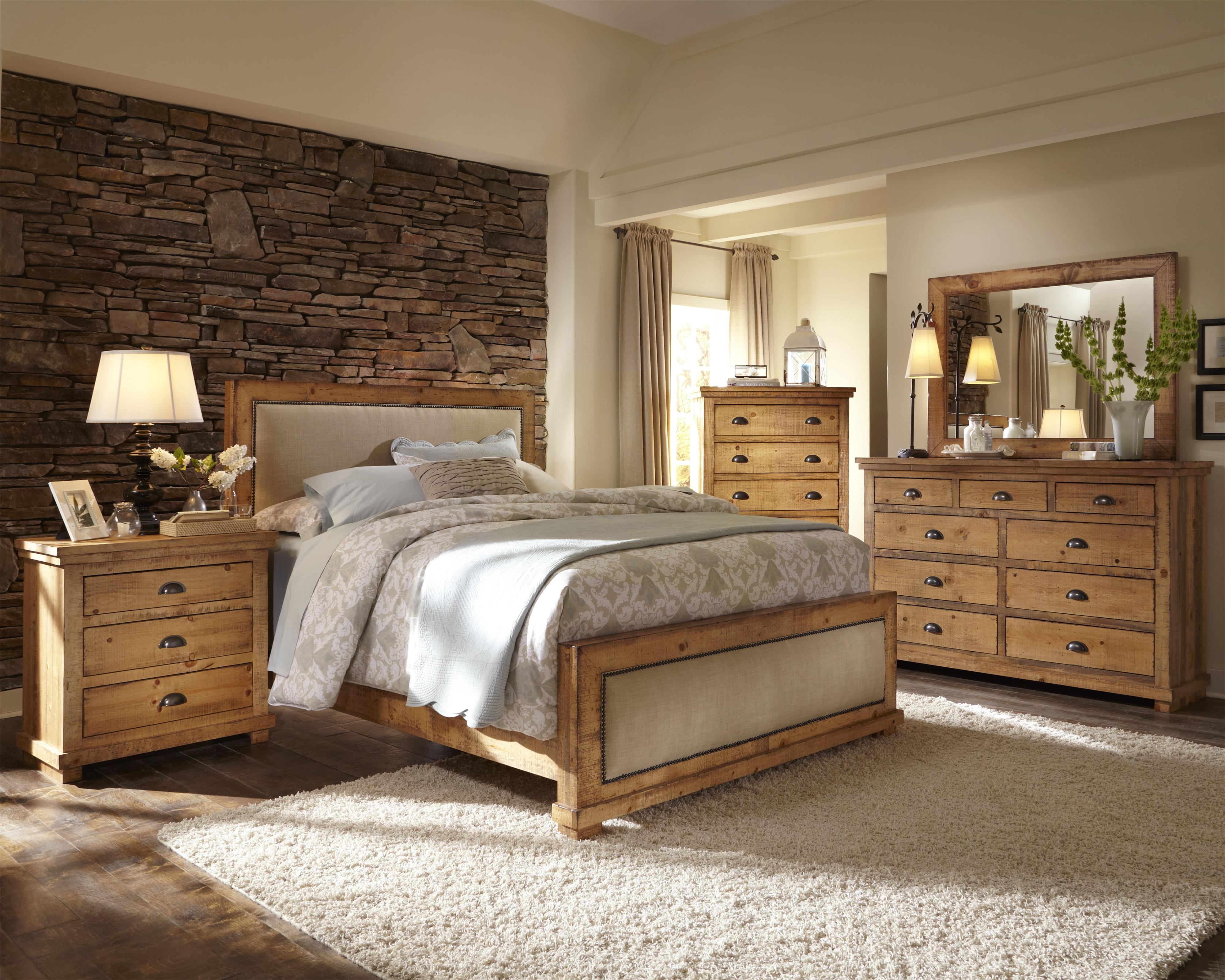 Willow Queen Bedroom Group Progressive Furniture At Conlins Furniture for sizing 4000 X 3200