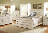 Willow Slat Bedroom Set Distressed White throughout sizing 1660 X 900