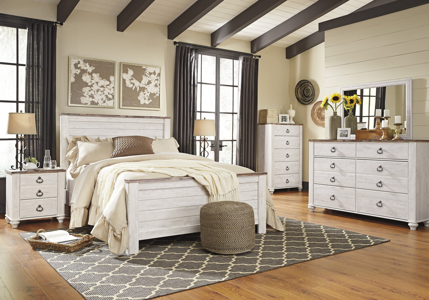 Willowton Bedroom Suite for proportions 1500 X 1050