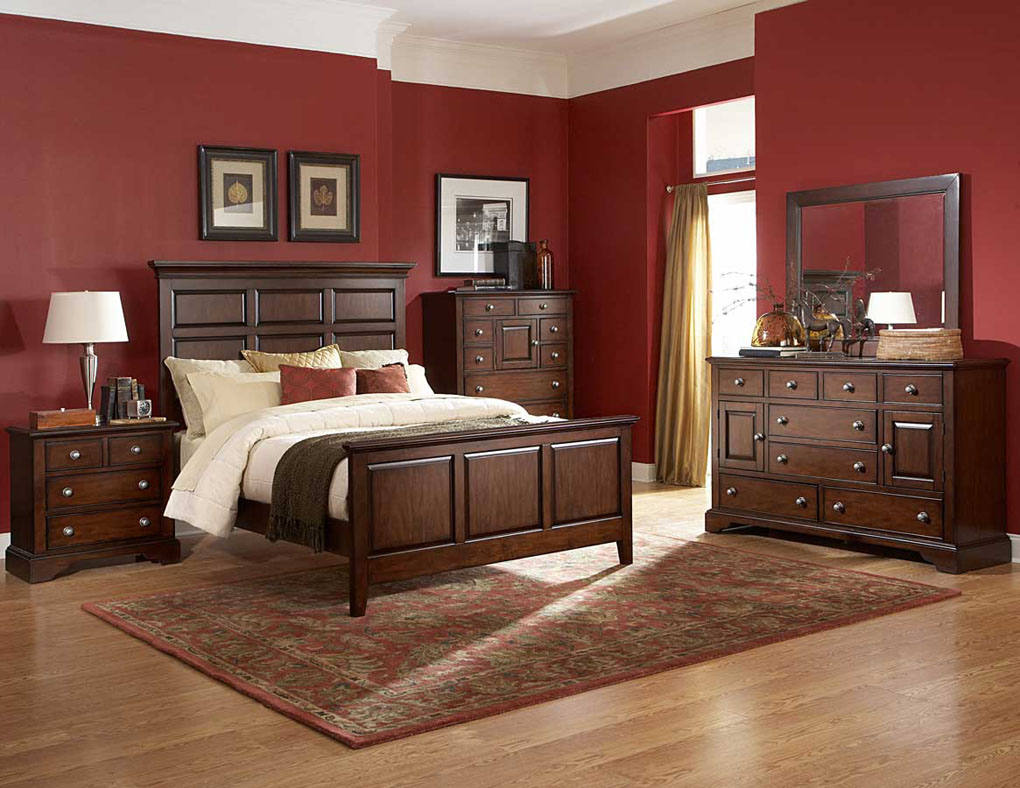 Wilshire Panel Bedroom Set Bedroom Sets intended for measurements 1020 X 788