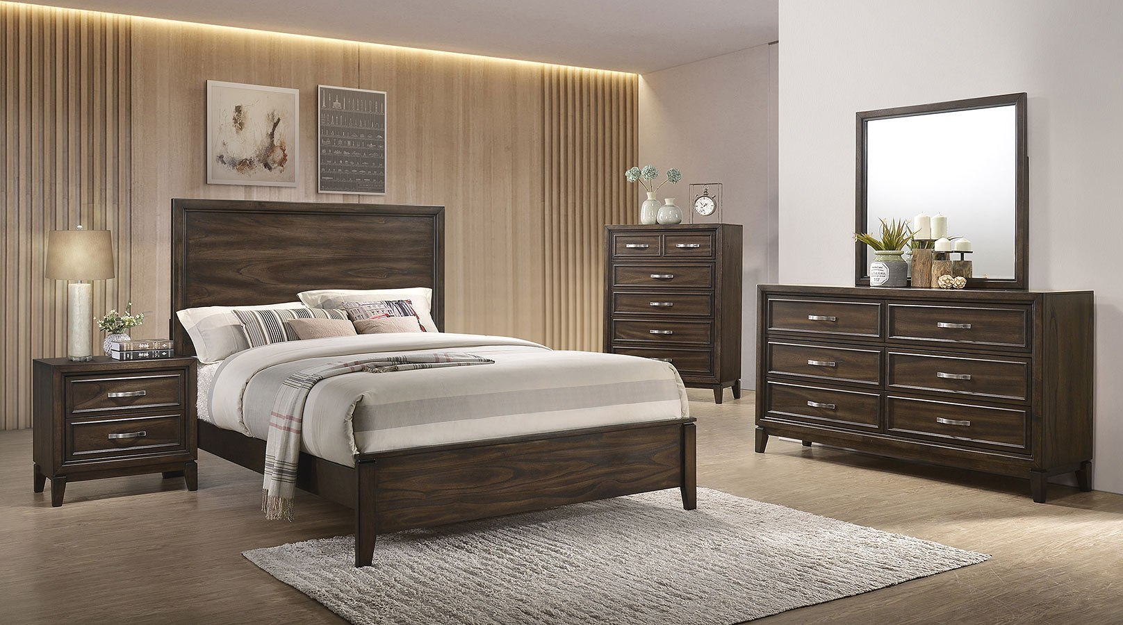 Winchester Tobacco Panel Bedroom Set inside sizing 1616 X 900