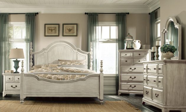 Windsor Lane 4 Piece King Bedroom Set White intended for dimensions 1500 X 1179