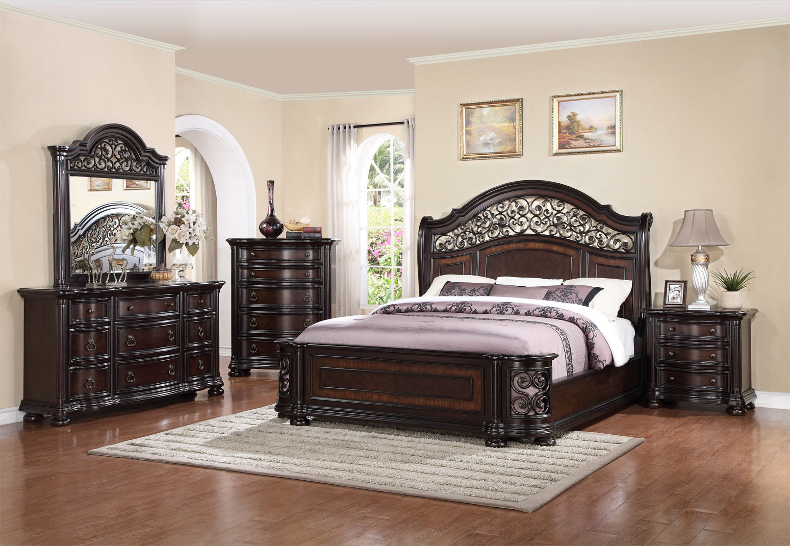 Winkelman King Standard 4 Piece Bedroom Set with regard to dimensions 1549 X 1070