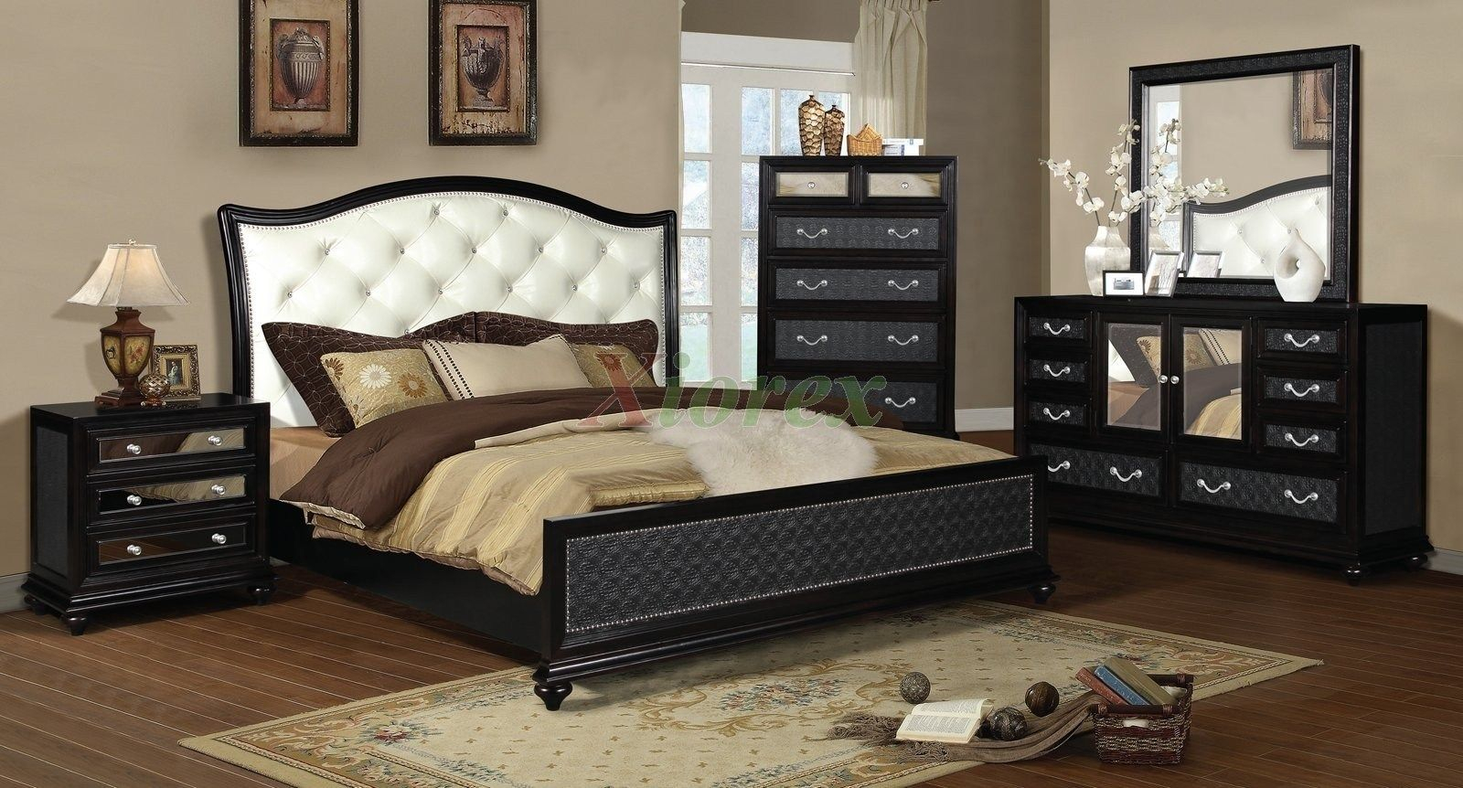 Wonderful Leather Bedroom Furniture Sets Rustic Lebretto Mirror throughout dimensions 1600 X 862