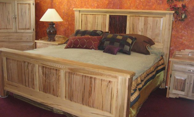 Wormy Maple Bed For Your Bedroom Southwest Interiors Furniture In regarding size 2816 X 2112