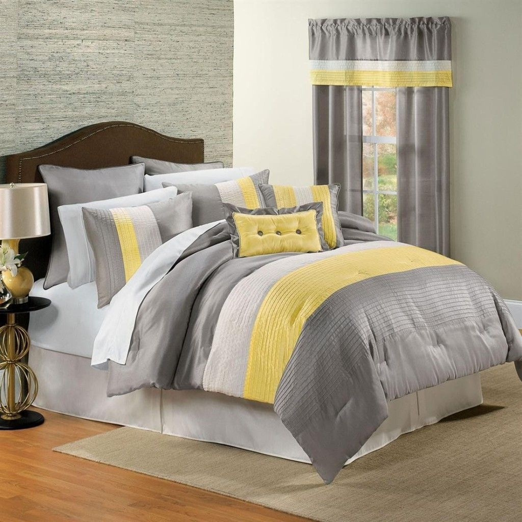 Yellow And Gray Bedding That Will Make Your Bedroom Pop Diy Decor for measurements 1024 X 1024