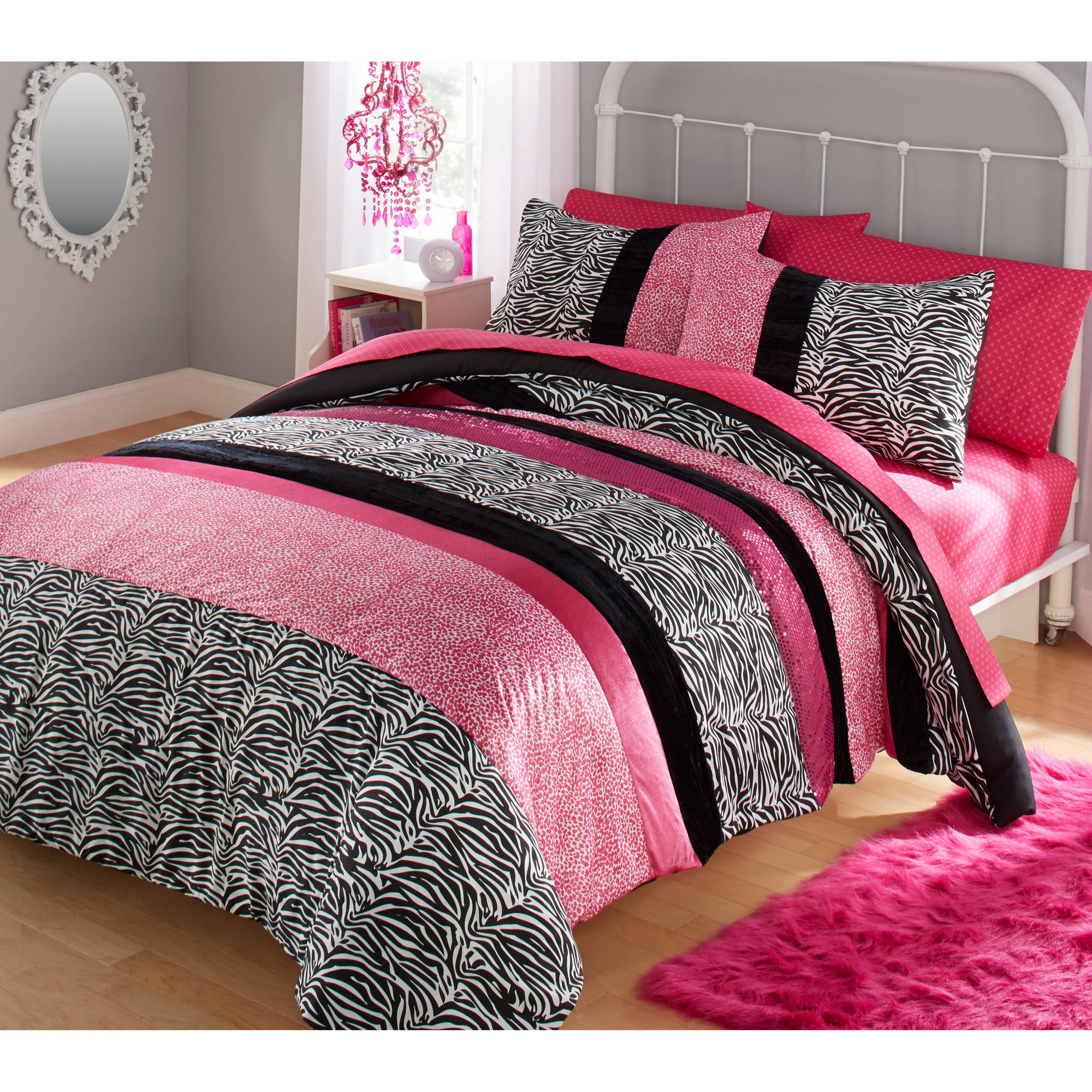 Your Zone Zebra Bedding Comforter Set 1 Each regarding size 2000 X 2000