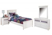 Zayley 4 Piece Panel Bedroom Set In White within size 1279 X 1024