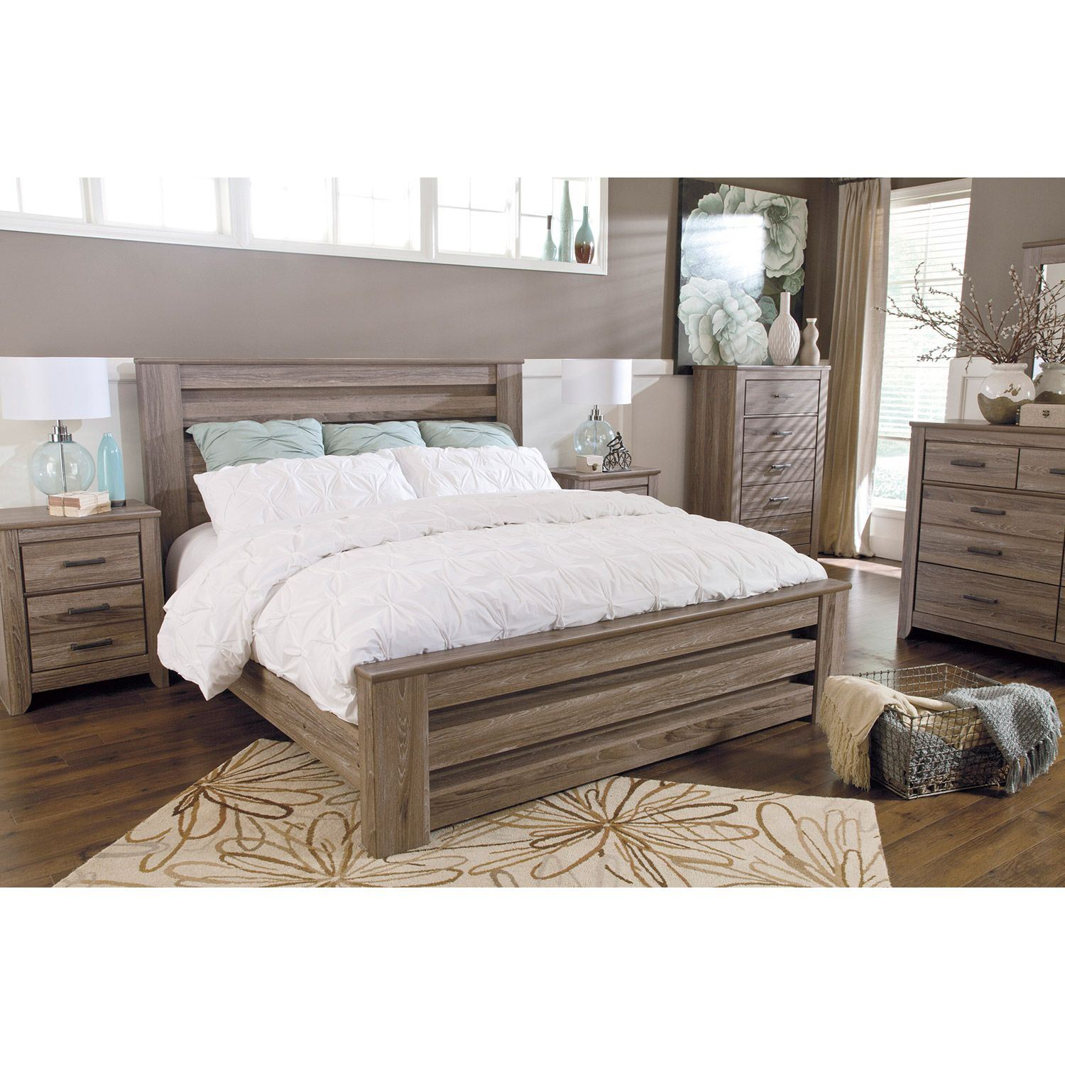 Zelen 5 Piece Bedroom Set throughout proportions 1500 X 1500