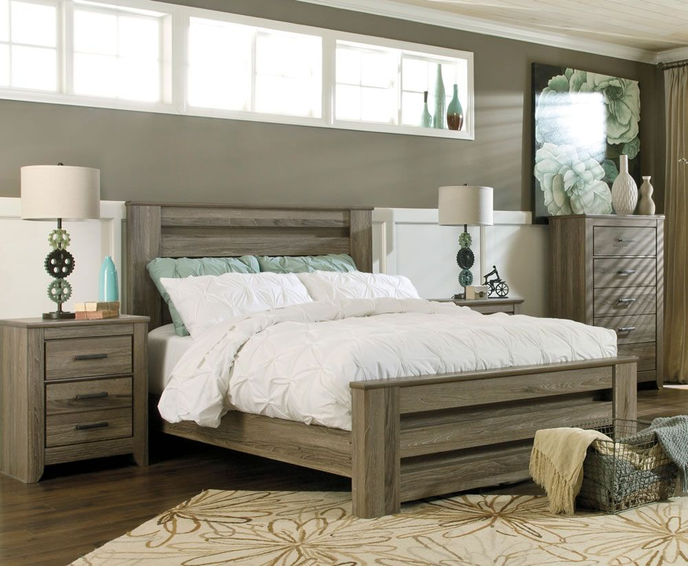 Zelen Rustic Grey Bed In 2019 Bedding Rustic Bedroom Furniture intended for proportions 1000 X 822