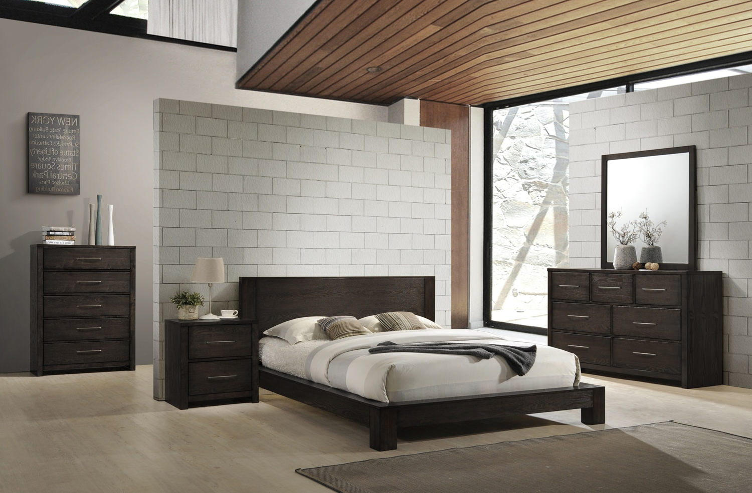 Zen Bedroom Complete Sweet with dimensions 1500 X 985