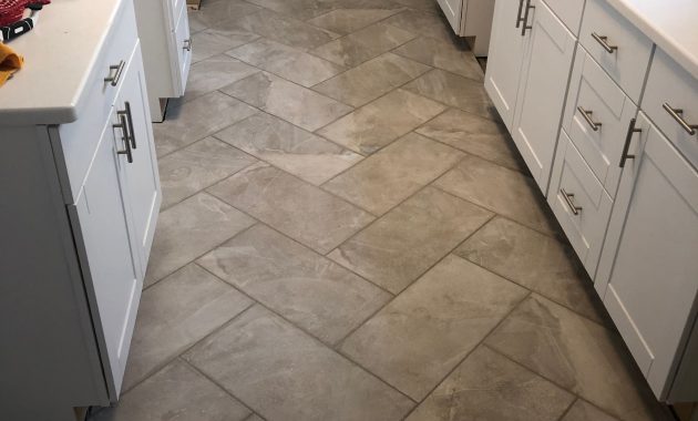 12 X 24 Tiles In A Herringbone Pattern On The Kitchen regarding sizing 3024 X 4032