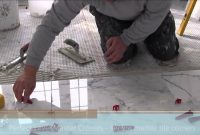 12x24 30x60 Marble Tile Installation Using Perfect Level Master T Lock with regard to size 1280 X 720