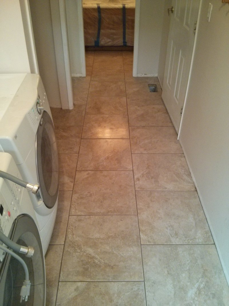 16x16 Tile Kitchen Laundry And Bathroom Floors Good Stone pertaining to proportions 800 X 1067