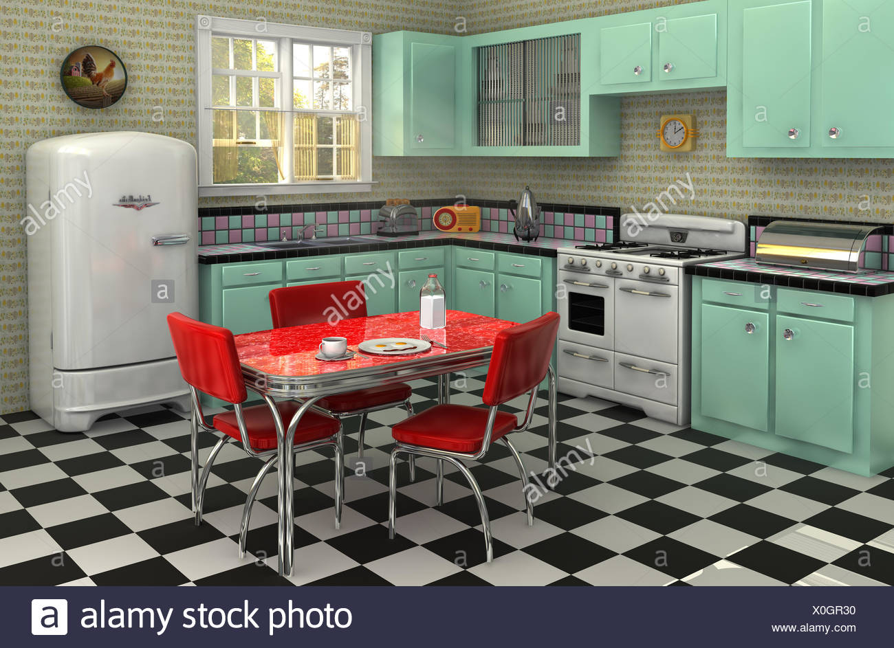 1950 Kitchen Stockfotos 1950 Kitchen Bilder Alamy intended for size 1300 X 943