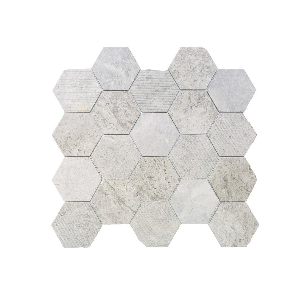3 X 3 Mosaic Tile In Silver Shadow White Mosaic Tiles regarding size 1024 X 1024