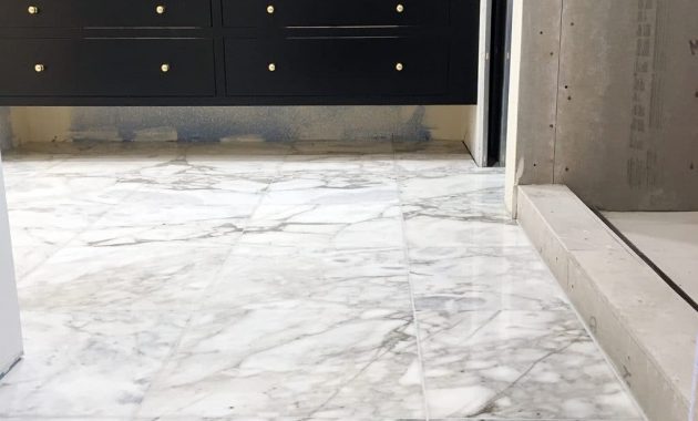 Adding Marble Flooring To The Master Bathroom Chris Loves regarding size 1024 X 1365