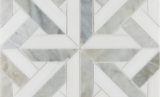 Alps Honed Polished Small Lattice Marble Mosaic Tile pertaining to measurements 1728 X 1728