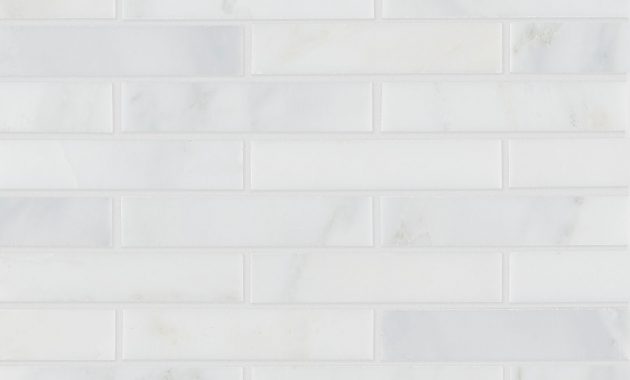 Alsace Honed Marble Brick Mosaic Tile Mandarin Stone intended for measurements 1405 X 1405