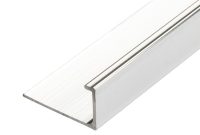 Aluminium Chrome Square Edge Tile Trim Tiling Supplies Akua Tile for dimensions 1000 X 1000