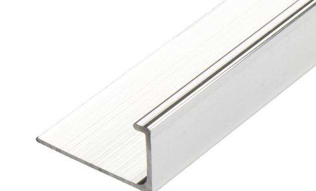 Aluminium Chrome Square Edge Tile Trim Tiling Supplies Akua Tile for dimensions 1000 X 1000