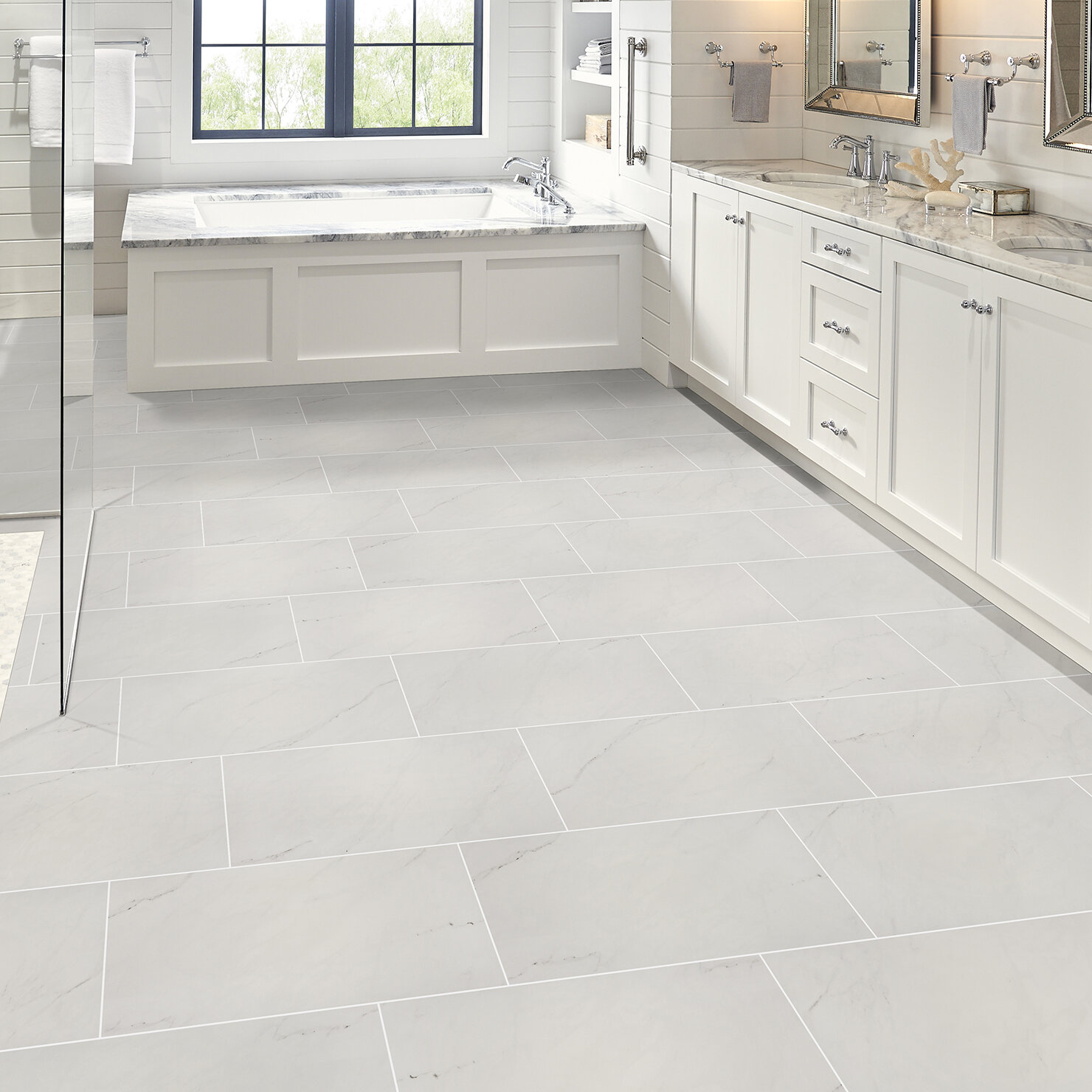 Aria Ice 12 X 24 Porcelain Field Tile with proportions 1480 X 1480