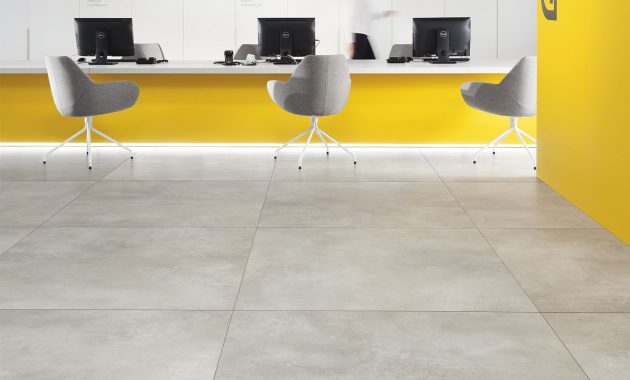 Bank Interior White Yellow Concrete Look Large Format regarding measurements 1500 X 1166