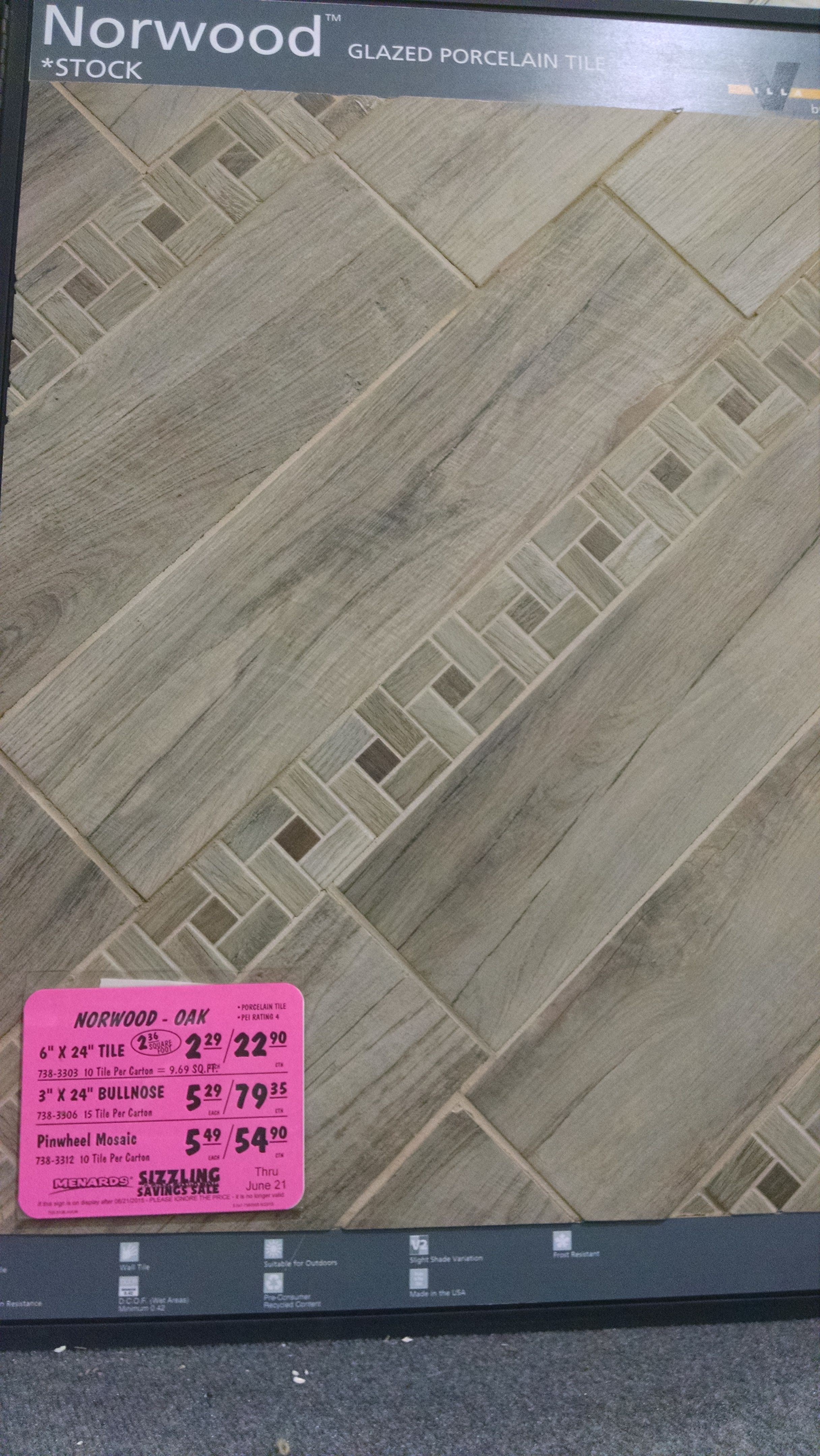 Bathroom Floor Tile Menards Bathroom Floor Tiles with proportions 2432 X 4320