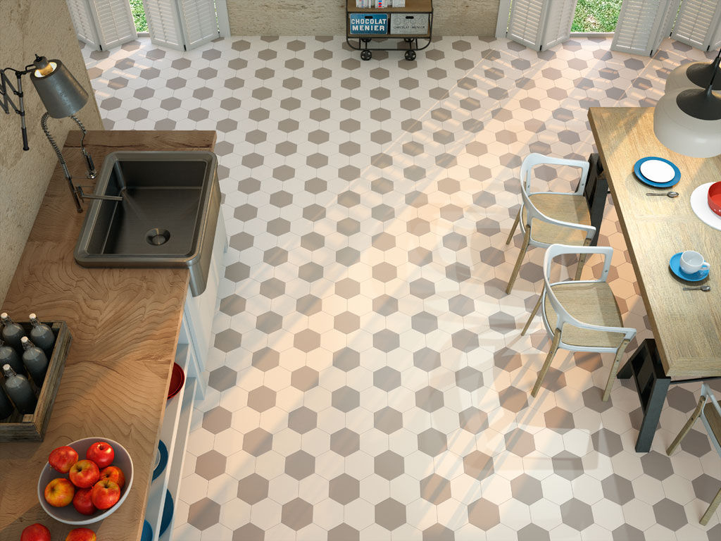 Bathroom Hexagonal Tile Kitchen Floor Hexagon Ape pertaining to measurements 1024 X 768