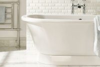 Bathrooms White Gray Tub Floor Pros Mosaic Slippery Marble inside size 736 X 1147