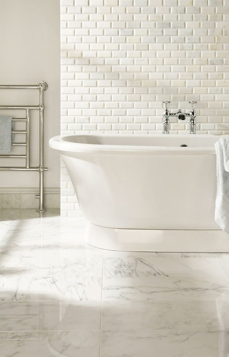 Bathrooms White Gray Tub Floor Pros Mosaic Slippery Marble within sizing 736 X 1147