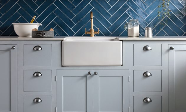 Be Inspired A Blue Kitchen Created Using Our Patterned throughout dimensions 1200 X 1800