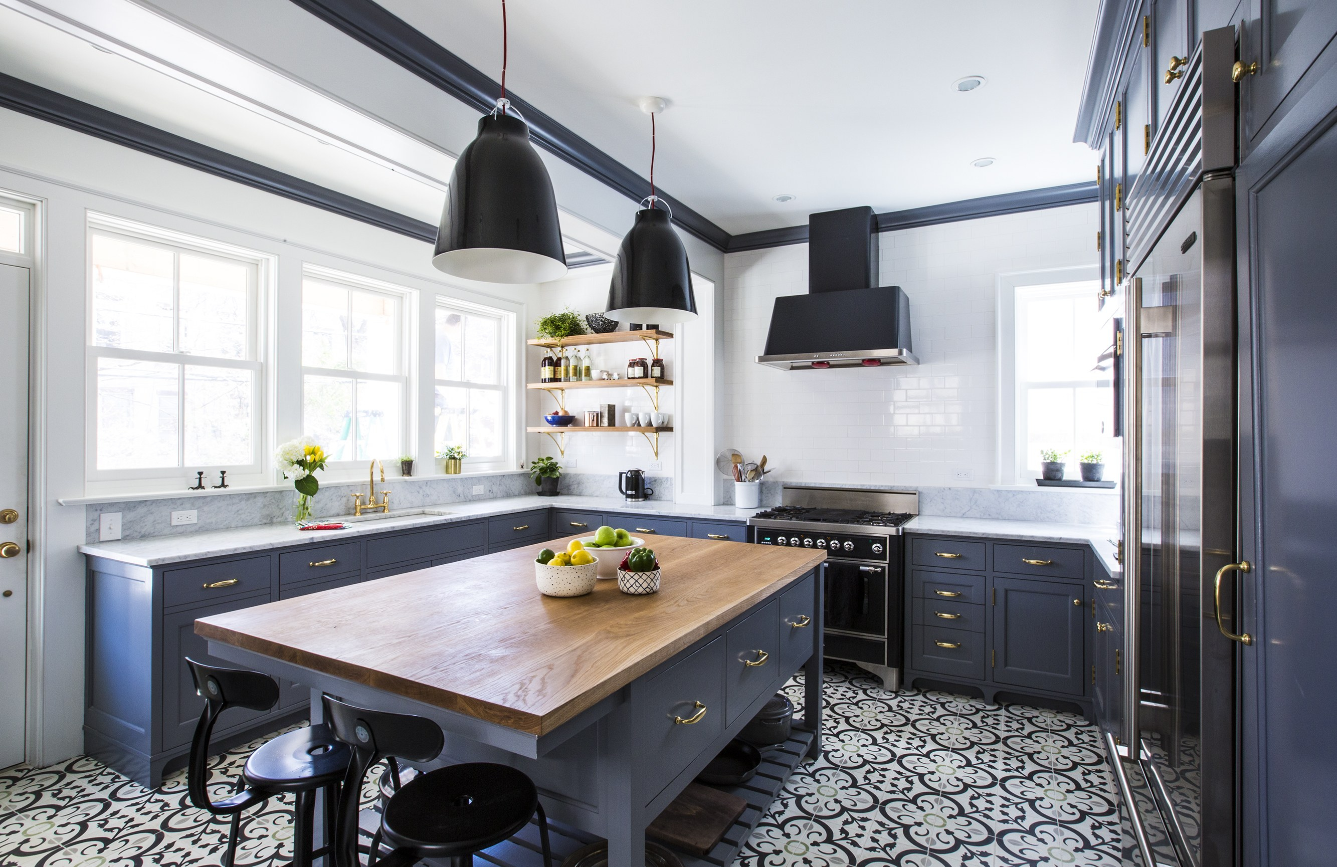 Before And After A White And Gray Kitchen Renovation for proportions 2667 X 1730