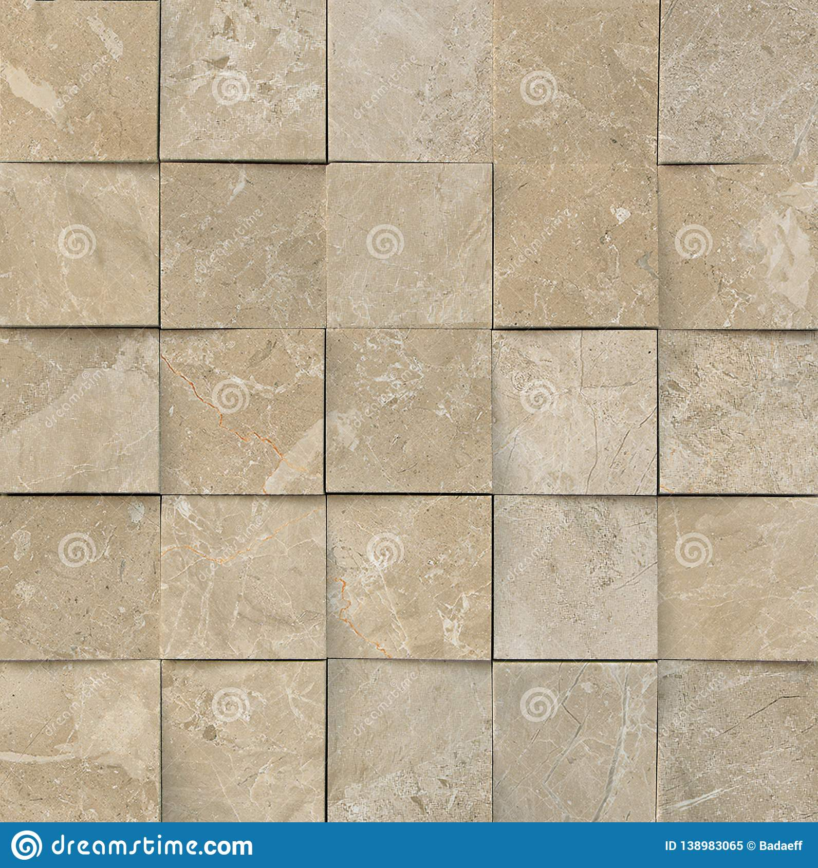 Beige Marble Uneven Mosaic Tiles Stock Image Image Of regarding sizing 1592 X 1689