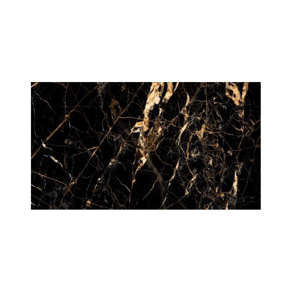 Black Gold Marble Effect 60cm X 120cm Wall Floor Tile in dimensions 1000 X 1000