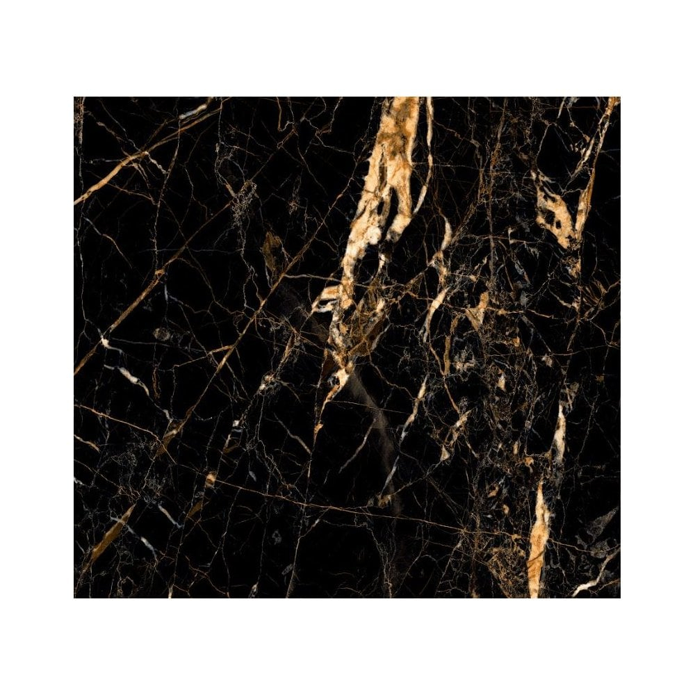 Black Gold Marble Effect 60cm X 60cm Wall Floor Tile within proportions 1000 X 1000