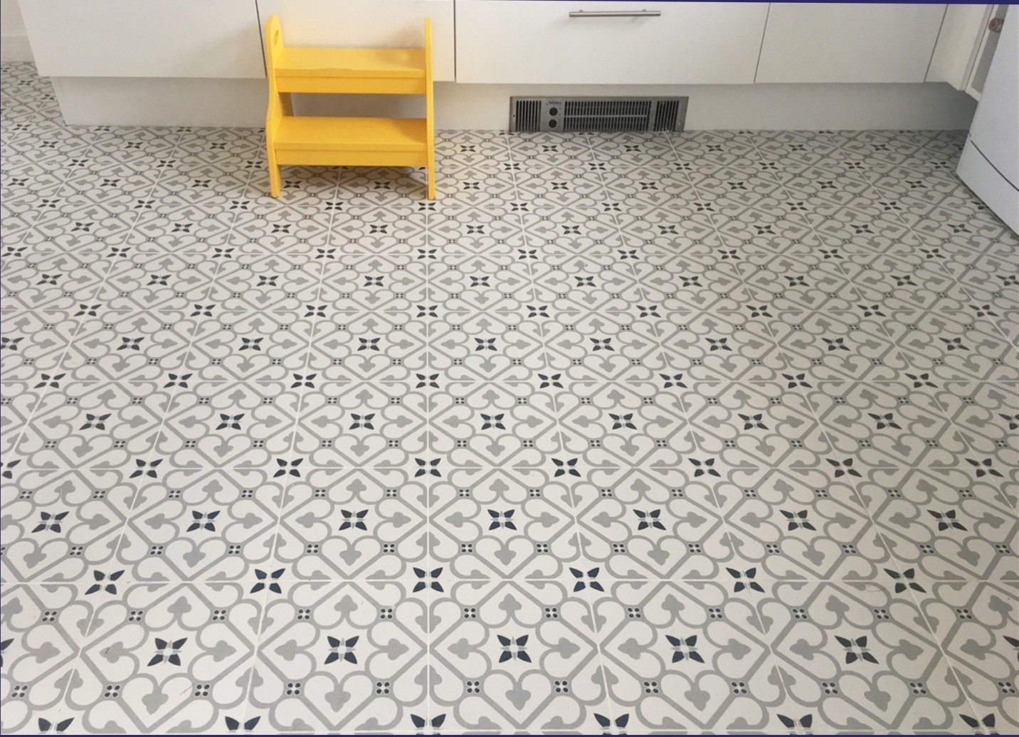 Brighton Grey Pattern Porcelain Floor Tiles intended for size 1432 X 1036