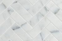 Calacatta Vein Honed Marble Herringbone Mosaic Tiles In 2019 regarding sizing 1739 X 1739